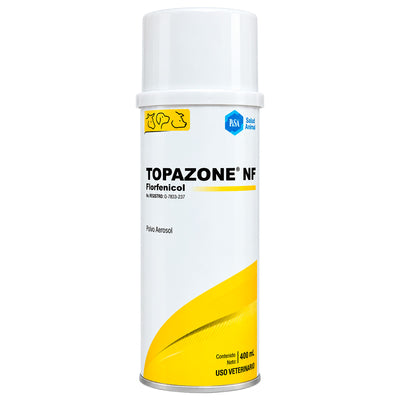 Topazone NF 400 ml - Polvo Aerosol - Florfenicol - PiSA Salud Animal
