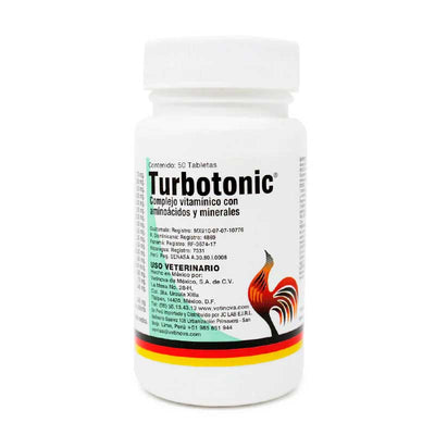 Turbotonic 50 Tabletas - Robles Veterinaria - Vetinova