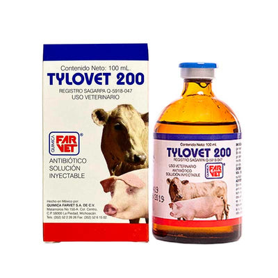 Tylovet 200 100 ml - Robles Veterinaria - Farvet