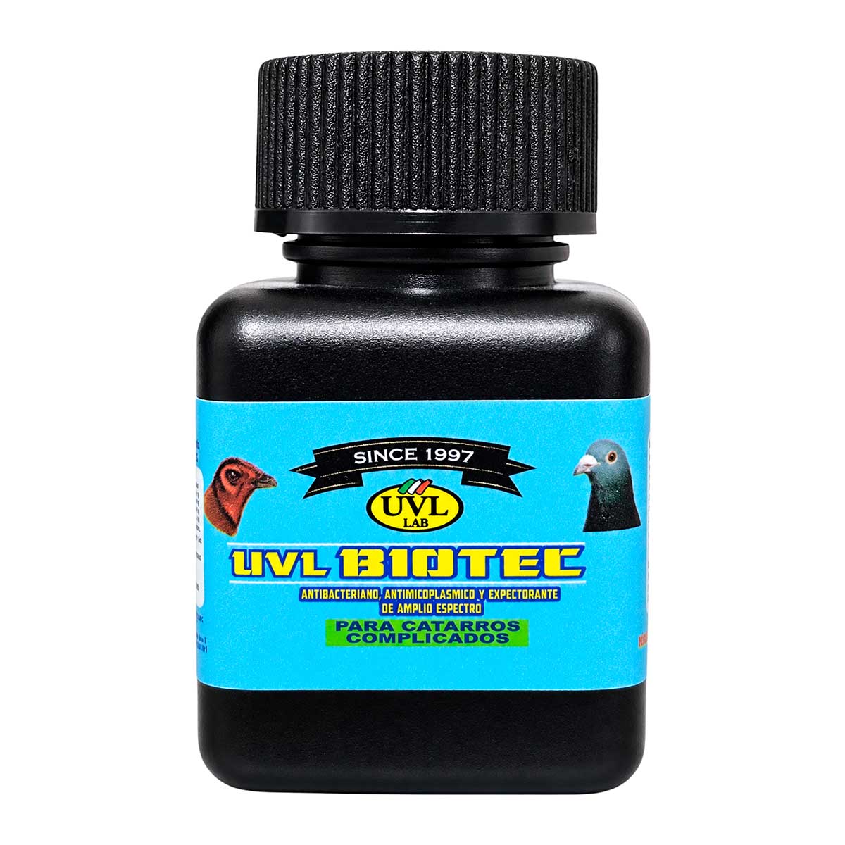 UVL Biotec 20 Tabletas - Antibacteriano, Antimicoplásmico y Expectorante de Amplio Espectro para Aves - UVL Lab