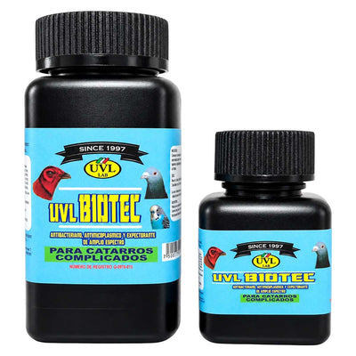 UVL Biotec Tabletas - Antibacteriano, Antimicoplásmico y Expectorante de Amplio Espectro para Aves - UVL Lab