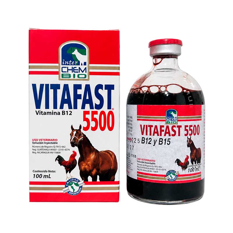 Vitafast 5500 100 ml - Robles Veterinaria - Interchembio