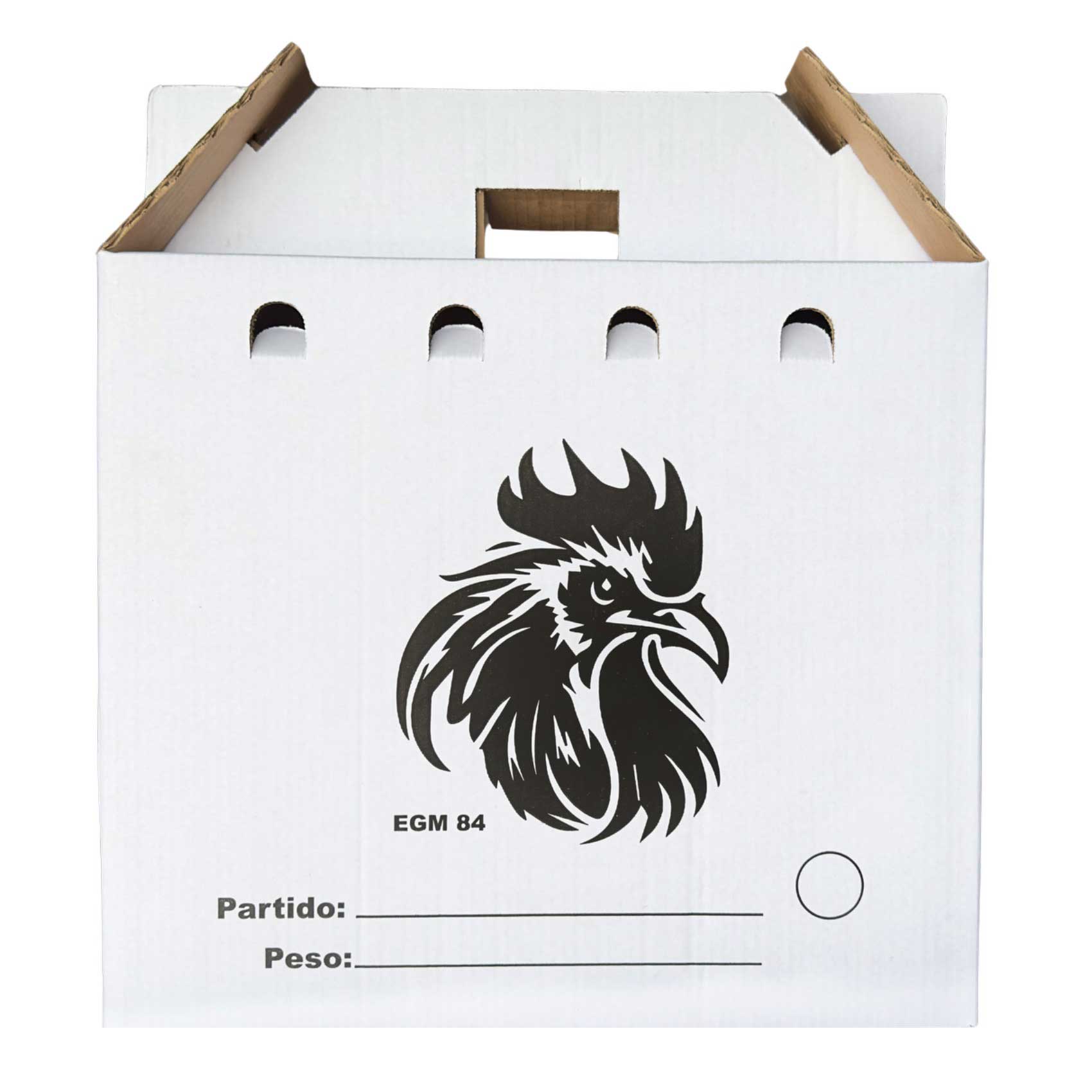 Triple Rooster Transport Carrier - Aluminum Chicken Cage For Safe Poultry Transportation