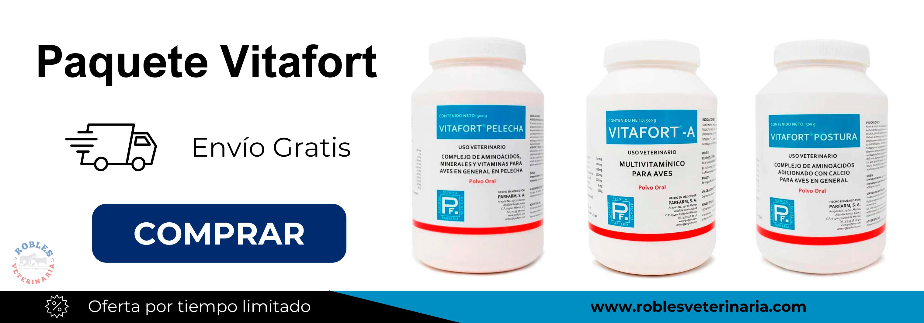 Paquete Vitafort | Robles Veterinaria