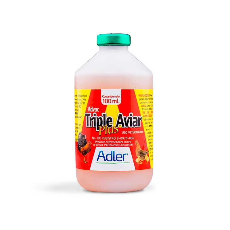 Advac Triple Aviar Plus 100 ml - Robles Veterinaria - Adler