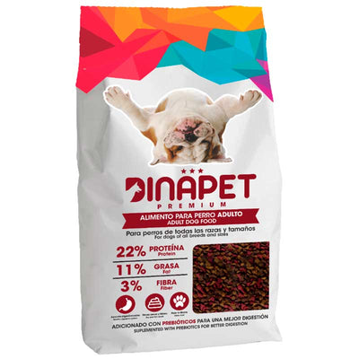 Alimento Dinapet Premium 20 kg - Robles Veterinaria - Dinavet