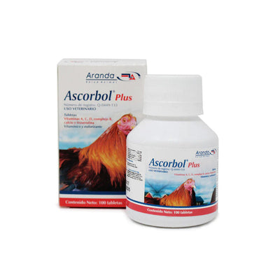 Ascorbol Plus 100 Tabletas - Robles Veterinaria - Aranda