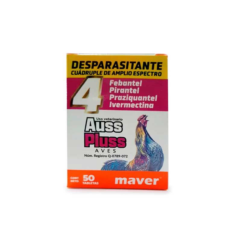 Auss Pluss 50 Tabletas - Robles Veterinaria - Maver