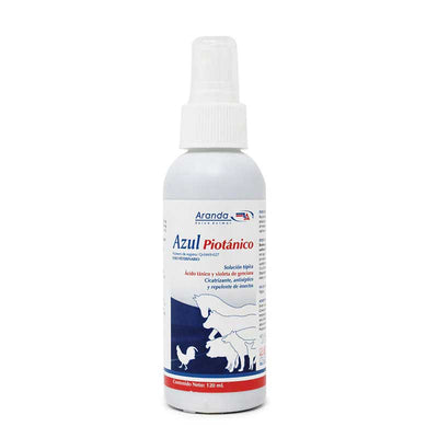 Azul Piotánico Spray 120 ml - Robles Veterinaria - Aranda