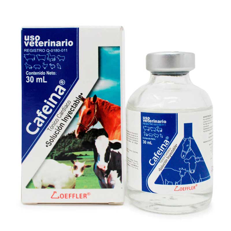 Cafeina 30 ml - Robles Veterinaria - Loeffler - InnoPharma