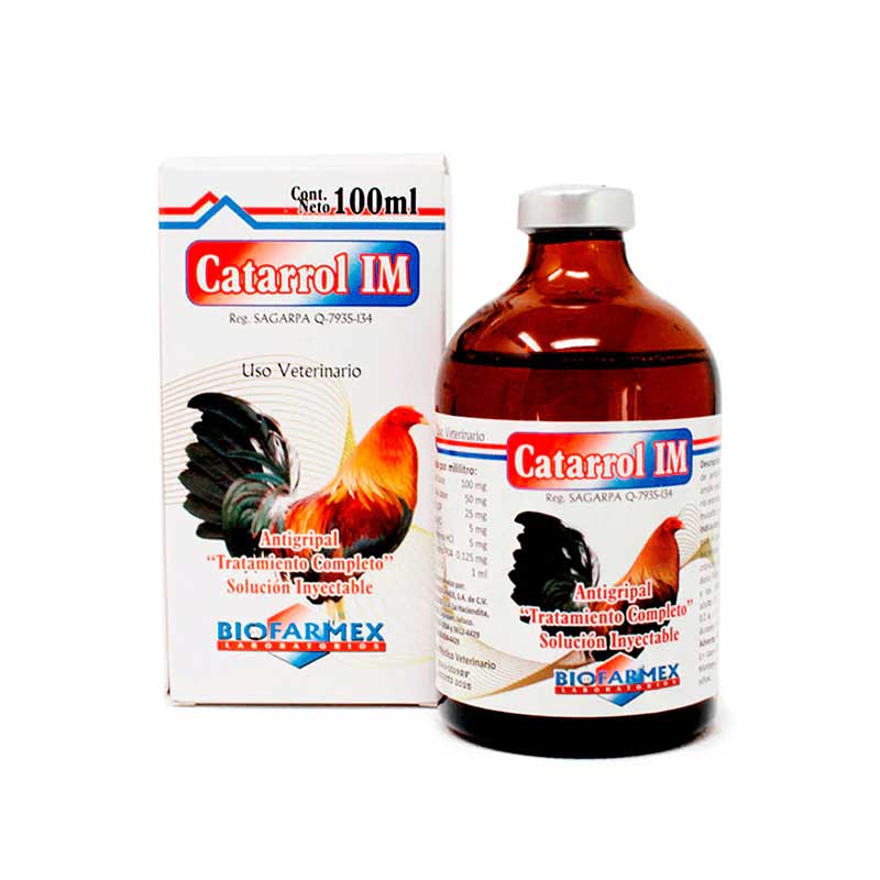 Catarrol IM 100 ml - Robles Veterinaria - Biofarmex