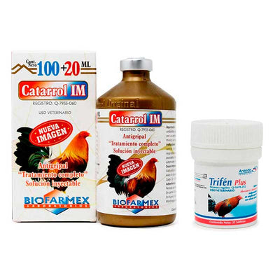 Catarrol IM 100 ml + Trifén Plus 25 tabletas - Robles Veterinaria