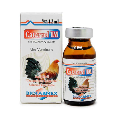 Catarrol IM 12 ml - Robles Veterinaria - Biofarmex