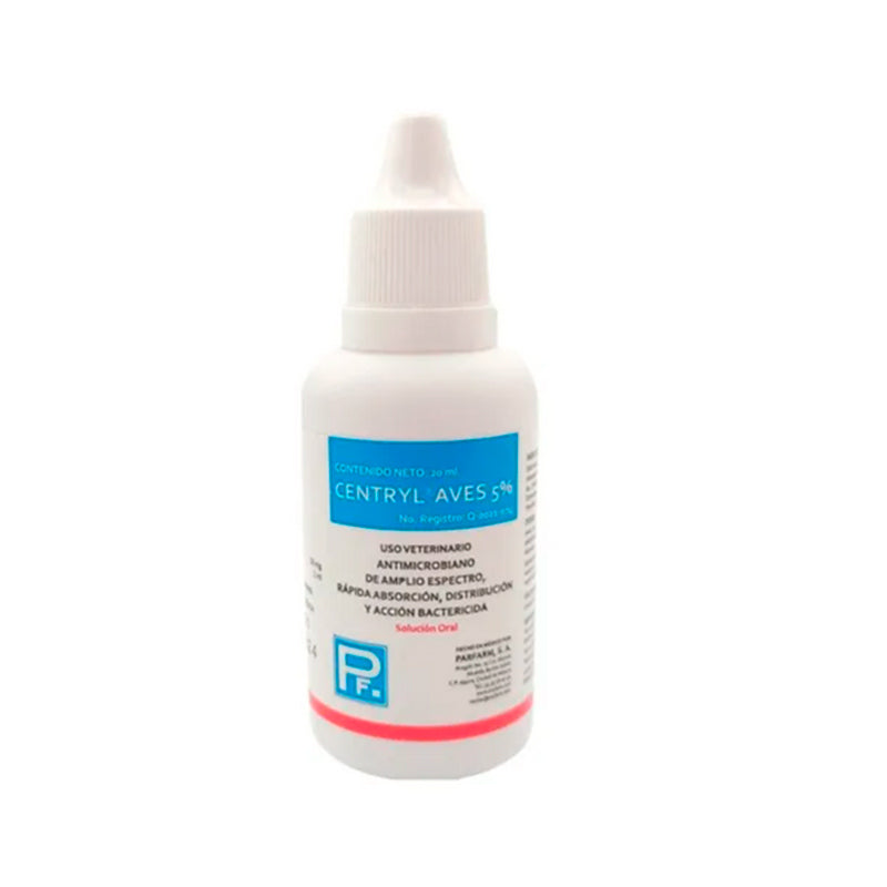 Centryl Aves 5% 20 ml - Robles Veterinaria - Parfarm