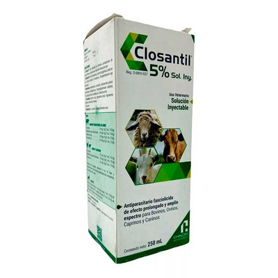 Closantil Inyectable 5% 250 ml - Robles Veterinaria - Chinoin Veterinaria