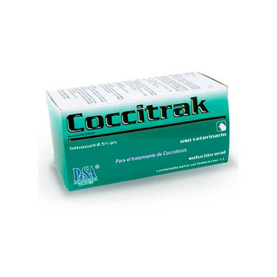 Coccitrak 2.5% 1 Litro - Robles Veterinaria - PiSA Agropecuaria
