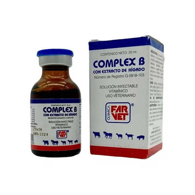 Complex B 20 ml - Robles Veterinaria - Farvet