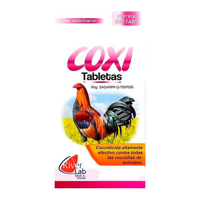 Coxi 100 Tabletas - Robles Veterinaria - RiverLab