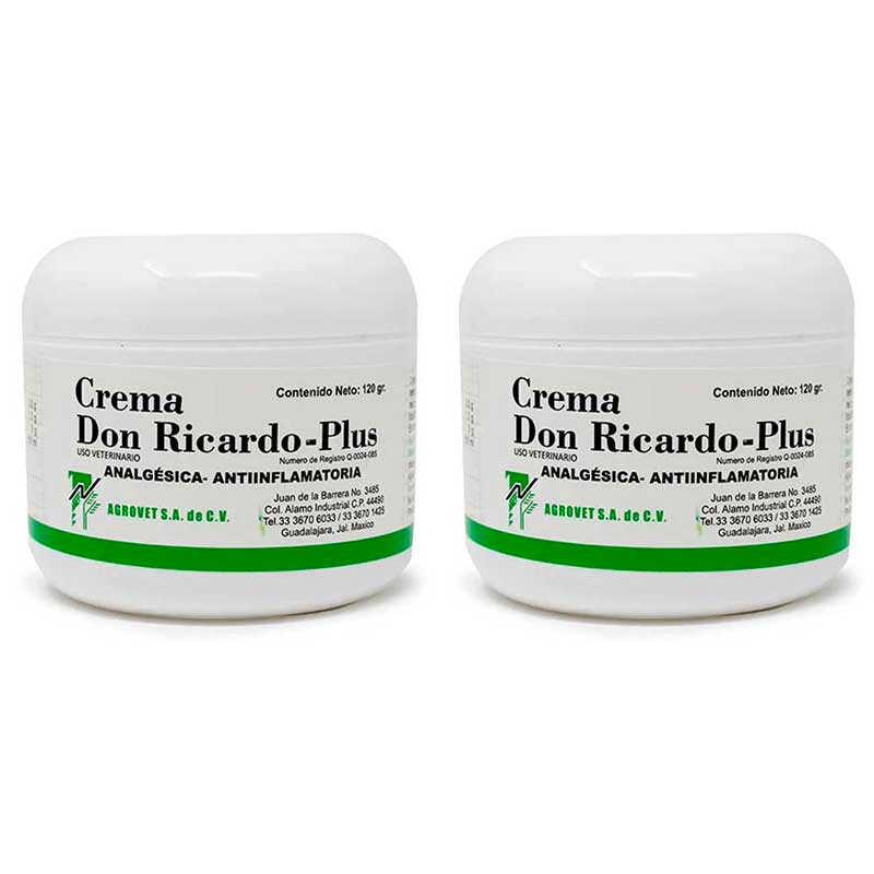 Crema Don Ricardo-Plus 120 g (2 piezas) - Robles Veterinaria