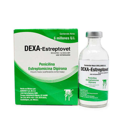 Dexa-Estreptovet 6 Millones U.I. - Robles Veterinaria - Agrovet