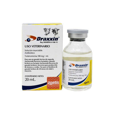 Draxxin 20 ml - Robles Veterinaria - Zoetis