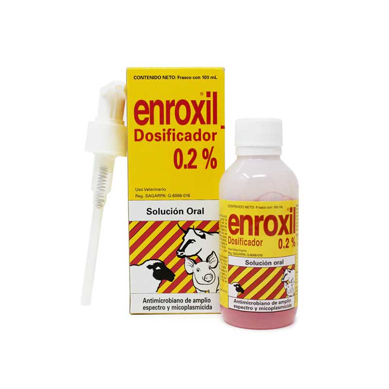 Enroxil 0.2% Dosificador 100 ml - Robles Veterinaria - Senosiain