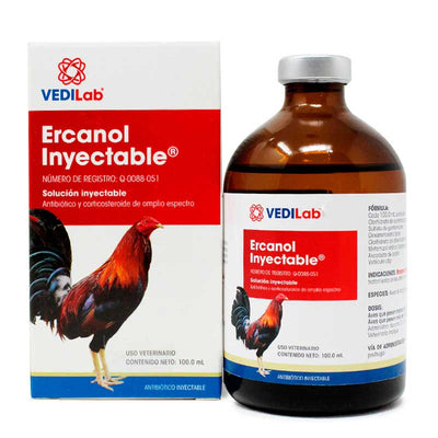 Ercanol Inyectable 100 ml - Robles Veterinaria - VEDILab