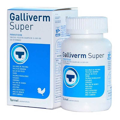 Galliverm Super 100 Tabletas - Robles Veterinaria - Tornel