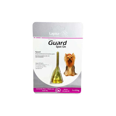 Guard Spot On 1 - 10 kg 0.67 ml - Robles Veterinaria - Lapisa