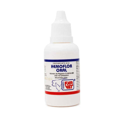 Hemoflor Oral 30 ml - Robles Veterinaria - Farvet
