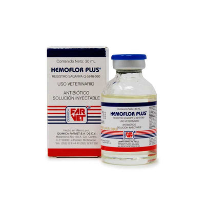 Hemoflor Plus 30 ml - Robles Veterinaria - Farvet