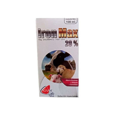 Iron Max 20% 100 ml - Robles Veterinaria - RiverLab