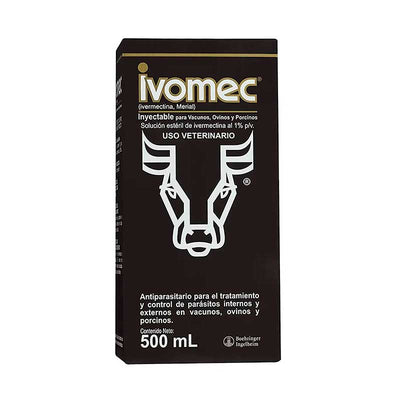 Ivomec 1% 500 ml - Robles Veterinaria - Boehringer Ingelheim - Merial