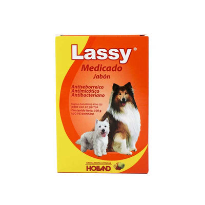 Jabón Lassy Medicado 100 g - Robles Veterinaria - Holland