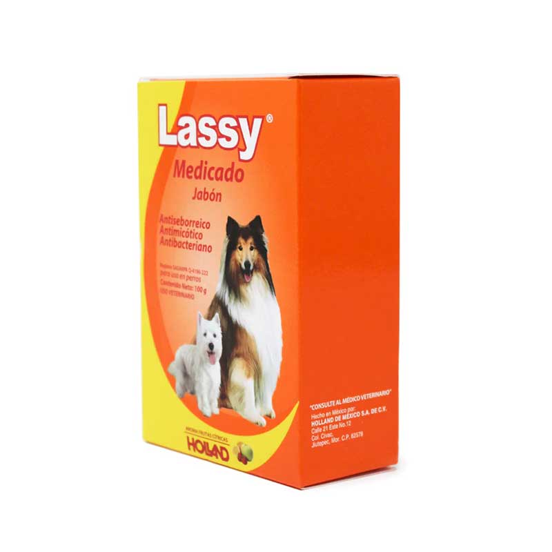 Jabón Lassy Medicado 100 g - Robles Veterinaria - Holland