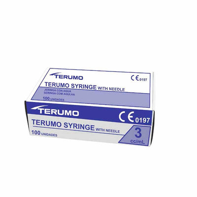 Jeringa Desechable Terumo 3 ml 22G x 32 mm 100 piezas - Robles Veterinaria - Terumo