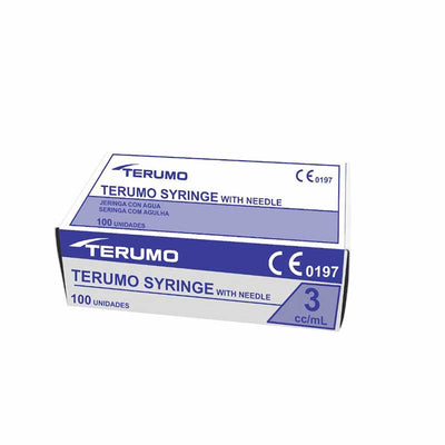 Jeringa Desechable Terumo 3 ml 25G x 16 mm 100 piezas - Robles Veterinaria - Terumo