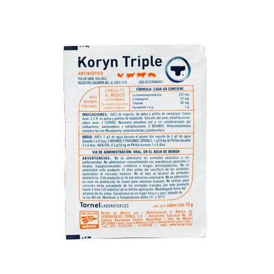 Koryn Triple 10 g - Robles Veterinaria - Tornel