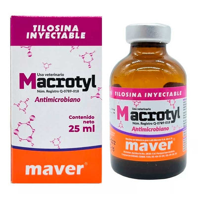 Macrotyl 25 ml - Robles Veterinaria - Maver
