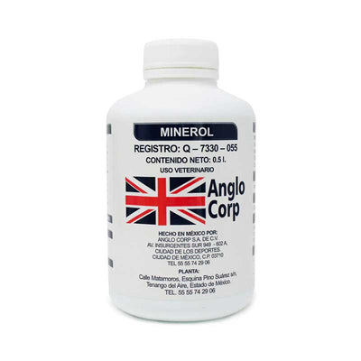 Minerol 500 ml - Robles Veterinaria - Anglo Corp