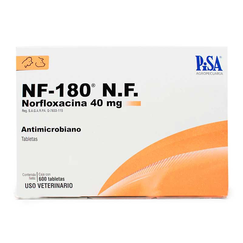 NF-180 N.F. Blister 12 Tabletas - Robles Veterinaria - PiSA Agropecuaria