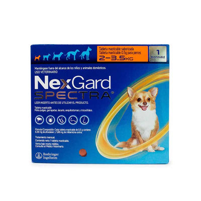 NexGard Spectra 2 - 3.5 kg 1 Tableta - Robles Veterinaria - Boehringer Ingelheim - Merial