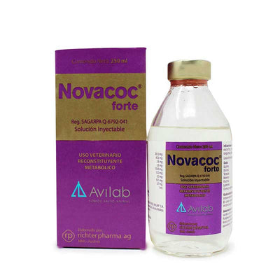 Novacoc Forte 250 ml - Robles Veterinaria - Avilab