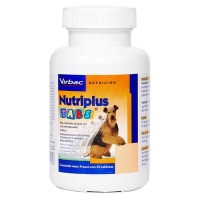 Nutriplus 30 Tabletas - Robles Veterinaria - Virbac