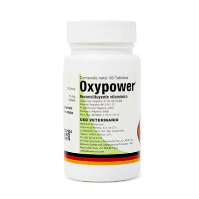 Oxypower 50 Tabletas - Robles Veterinaria - Vetinova