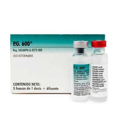 P.G. 600 5 Dosis - Robles Veterinaria - MSD Salud Animal