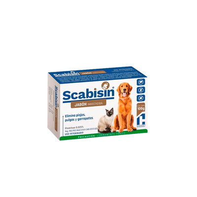 Scabisin Jabón Insecticida 100 g - Robles Veterinaria - Chinoin Veterinaria