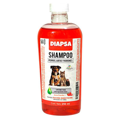 Shampoo Insecticida Fresa 250 ml - Robles Veterinaria - Diapsa