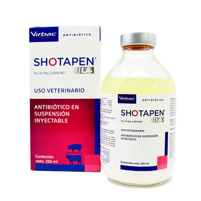 Shotapen LA 250 ml - Robles Veterinaria - Virbac
