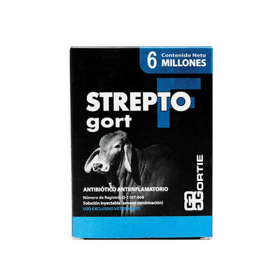 Strepto Gort F 6 Millones - Robles Veterinaria - Gortie